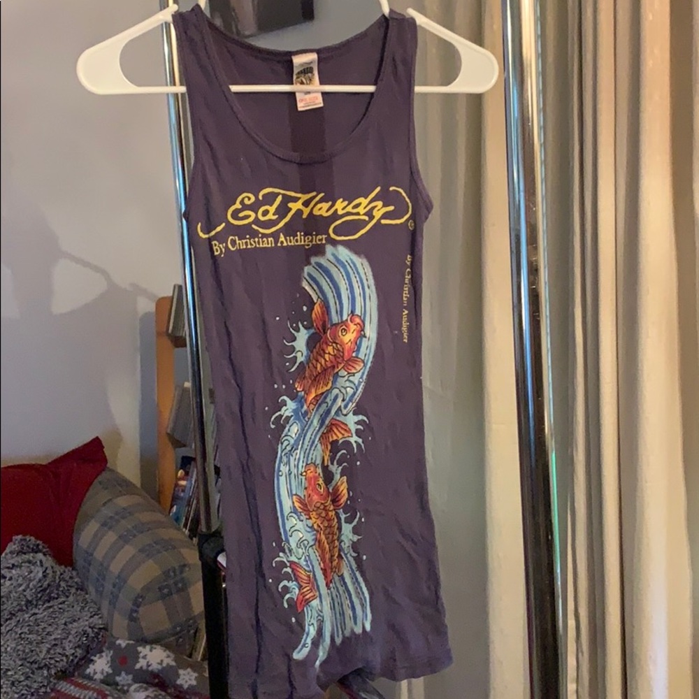 Ed Hardy tank one size